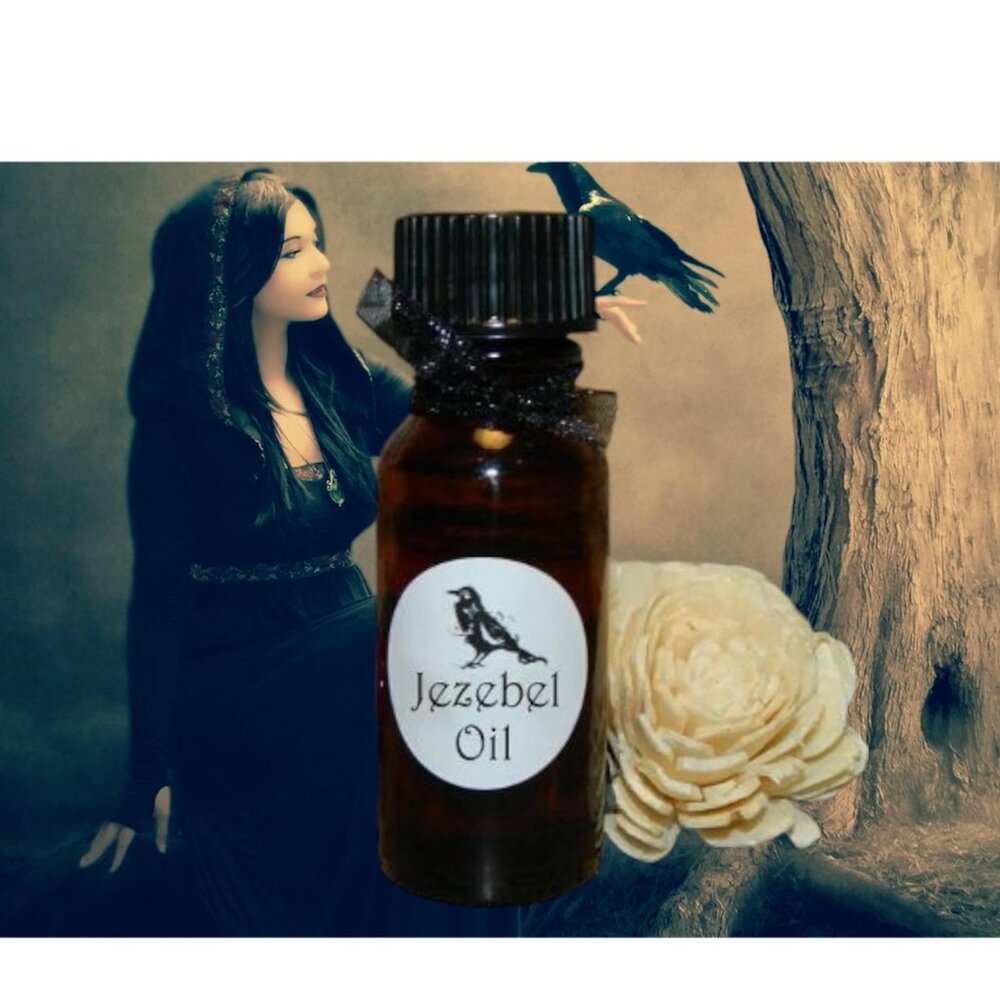 JEZEBEL OIL - Anointing oil - Ritual Conjure  - Handmade Spell Casting Manifest